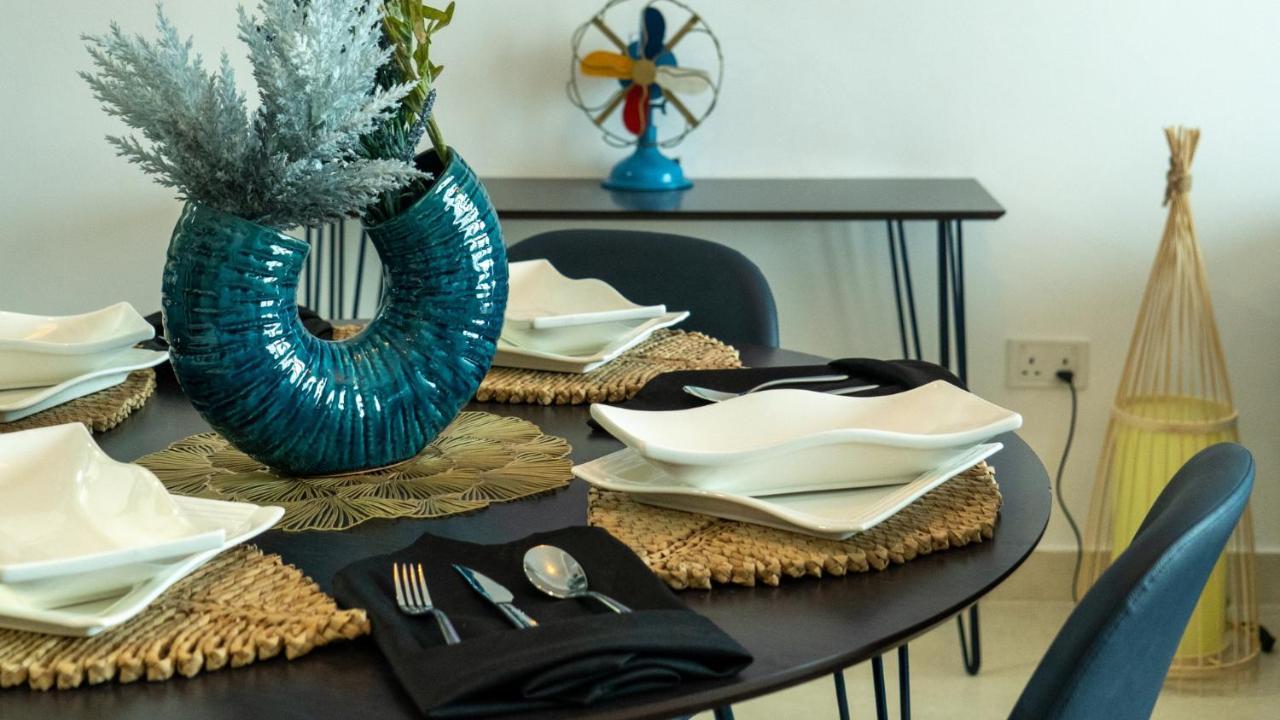 Your 1Br Retreat On Yas Island Blue Sapphire Apartment 阿布扎比 外观 照片