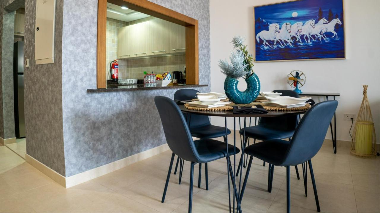 Your 1Br Retreat On Yas Island Blue Sapphire Apartment 阿布扎比 外观 照片