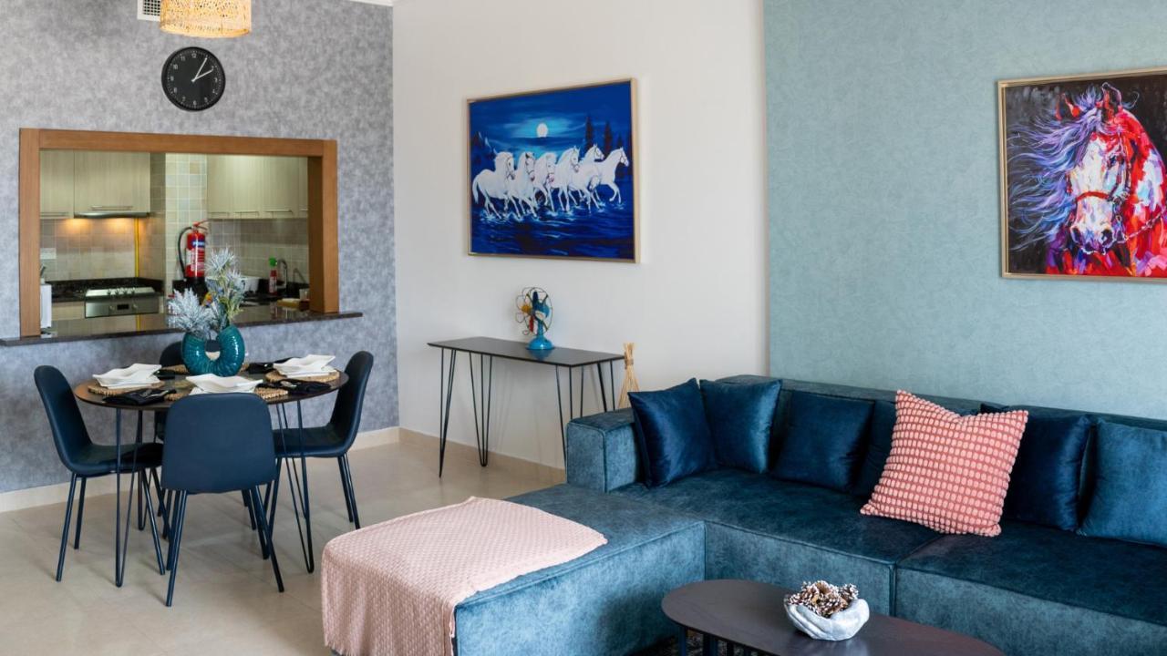 Your 1Br Retreat On Yas Island Blue Sapphire Apartment 阿布扎比 外观 照片