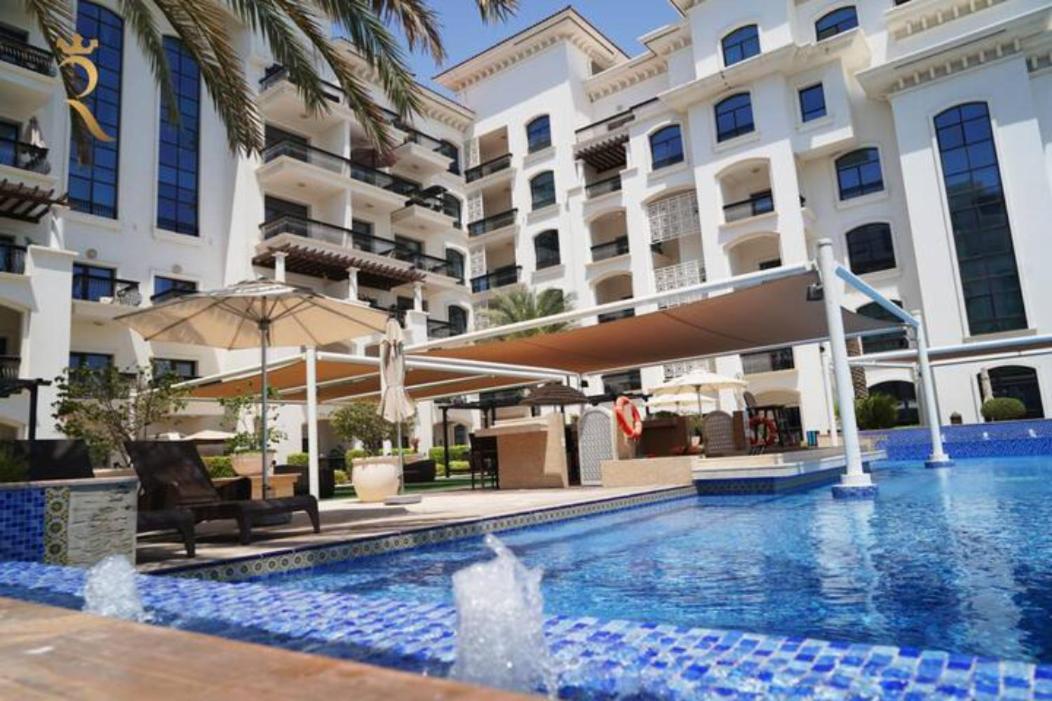 Your 1Br Retreat On Yas Island Blue Sapphire Apartment 阿布扎比 外观 照片
