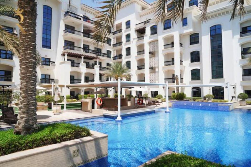Your 1Br Retreat On Yas Island Blue Sapphire Apartment 阿布扎比 外观 照片